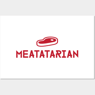 Meatatarian Posters and Art